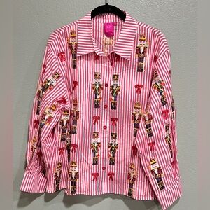 QOS Nutcracker Button Down Shirt